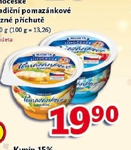 Tradiční pomazánkové Jihočeské Madeta