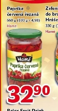 Paprika červená Hamé