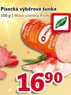 Šunka výběrová písecká Maso uzeniny Písek
