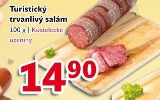 Salám turistický Kostelecké uzeniny