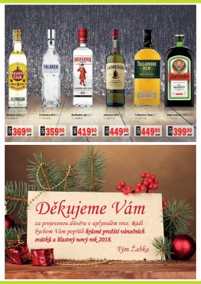 akční leták Žabka 13.12.2017-31.12.2017