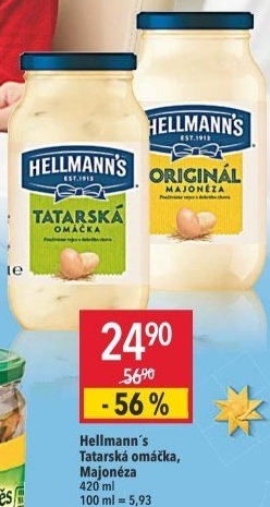 Tatarská omáčka Hellmann's