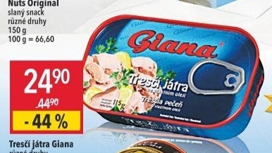 Játra tresčí Giana