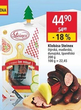Štýrská klobása Steinex