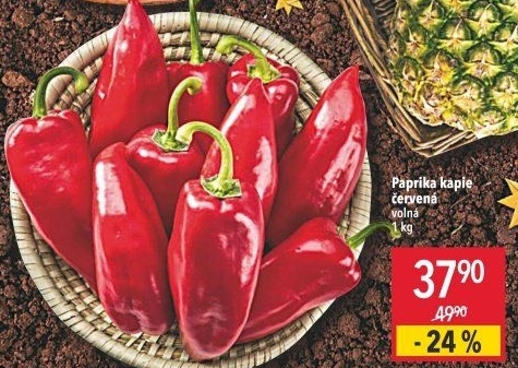 Paprika červená kapie