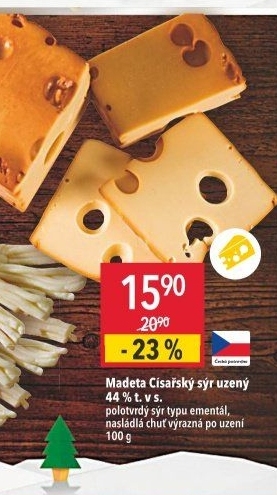 Sýr Císařský uzený Madeta