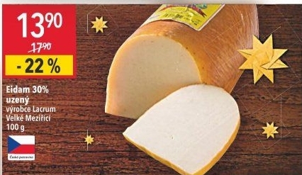 Sýr Eidam uzený 30%