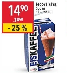 Ledová káva Eiskaffee
