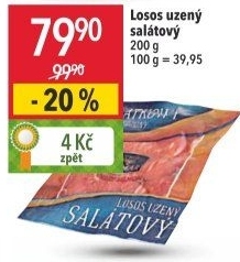 Losos uzený salátový Almar