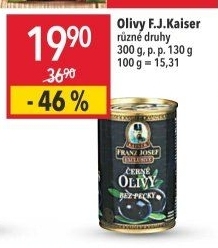 Olivy plněné Exclusive Kaiser Franz Josef