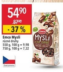 Müsli Mysli na zdraví Emco