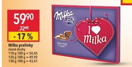 Bonboniéra I Love Milka