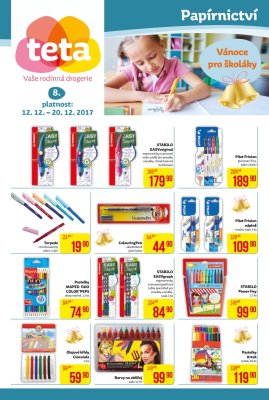 akční leták Teta drogerie 12.12.2017-20.12.2017