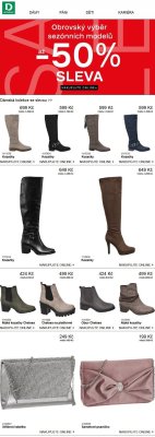 akční leták DEICHMANN 20.12.2017-9.1.2018