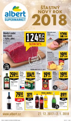 akční leták Albert 27.12.2017-2.1.2018