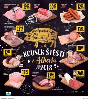 akční leták Albert 28.12.2017-2.1.2018