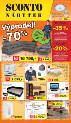 akční leták Sconto nábytek 28.12.2017-23.1.2018