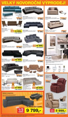 akční leták Sconto nábytek 28.12.2017-23.1.2018