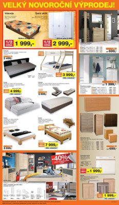akční leták Sconto nábytek 28.12.2017-23.1.2018