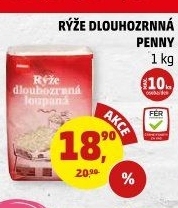 Rýže dlouhozrnná Penny - Penny Market akcniletaky.com