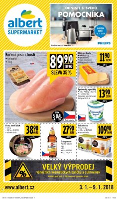 akční leták Albert 3.1.2018-9.1.2018