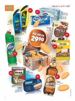 akční leták Globus 4.1.2018-10.1.2018