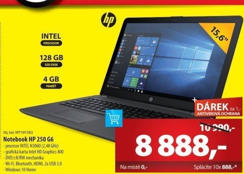 Notebook HP 250 G6