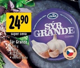 Sýr termizovaný Grande Olma