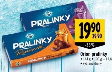 Bonboniéra Pralinky Orion