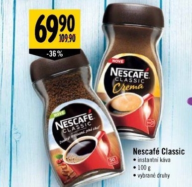Instantní káva Nescafé Classic