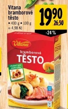 Těsto bramborové v prášku Vitana
