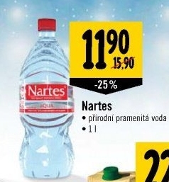 Přírodní pramenitá voda Nartes