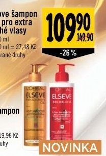 Šampon nepěnivý Low Elséve L'Oréal