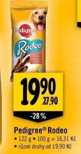 Pamlsky pro psy Rodeo Pedigree