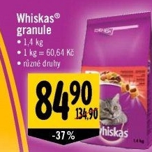 Granule pro kočky Whiskas