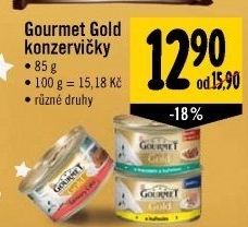 Konzerva pro kočky Gold Gourmet Purina