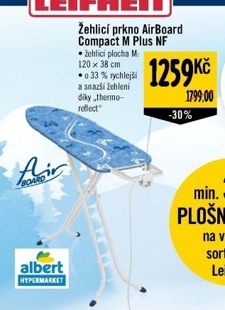 Žehlicí prkno AirBoard Compact M Plus Leifheit