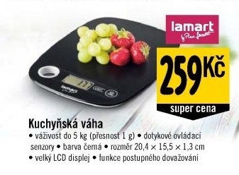 Kuchyňská váha Lamart