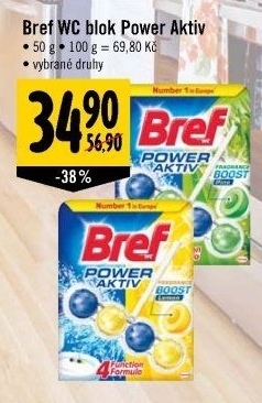 WC blok tuhý Power Aktiv Bref