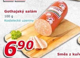 Salám Gothaj Kostelecké uzeniny