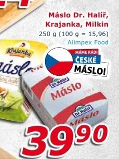 Máslo Dr.Halíř