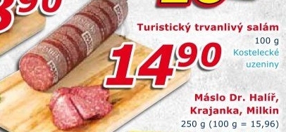 Salám turistický Kostelecké uzeniny