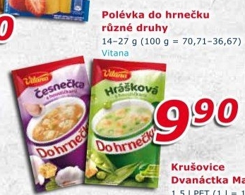 Instantní polévka do hrnečku Vitana