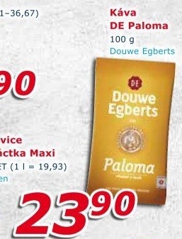 Mletá káva Paloma Douwe Egberts