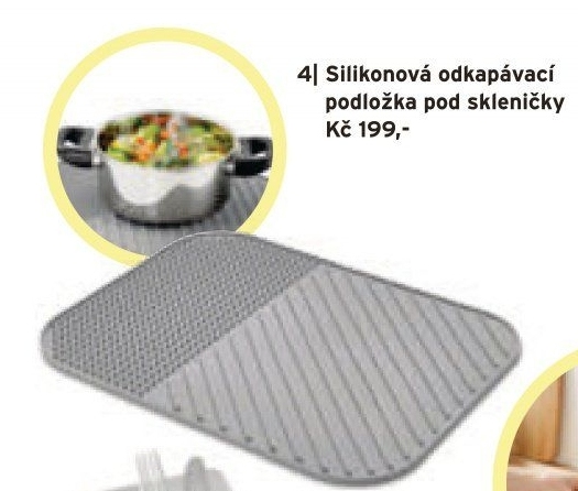 Silikonová odkapávací podložka