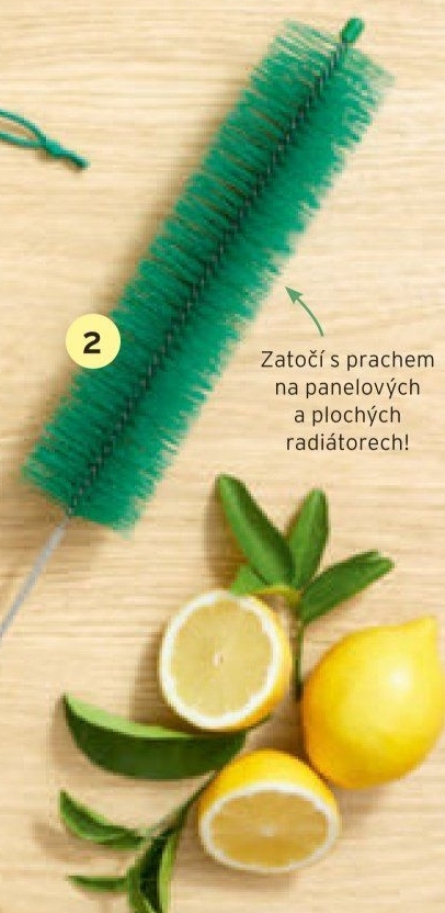 Kartáč na radiátory