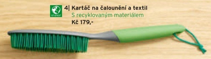 Kartáč na čalounění a textil