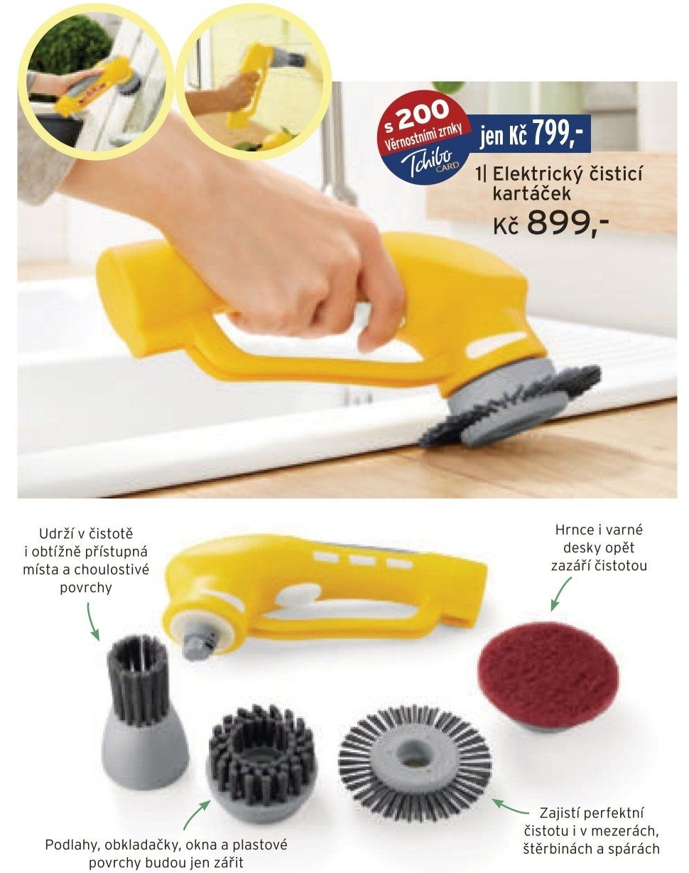 Elektrický univerzální čisticí kartáček