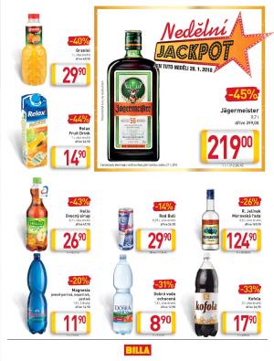 akční leták BILLA 24.1.2018-30.1.2018