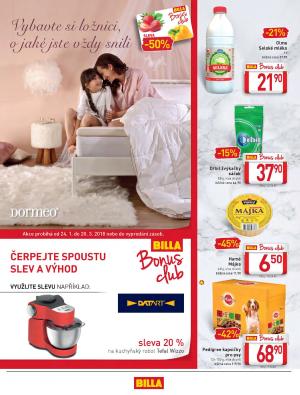 akční leták BILLA 24.1.2018-30.1.2018